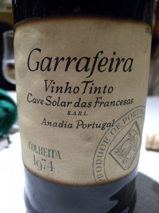 Garrafeira Colheita 1974 Cave Solar das Francesas