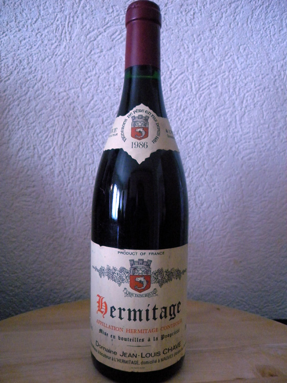 Hermitage du Domaine Jean-Louis Chave 1986