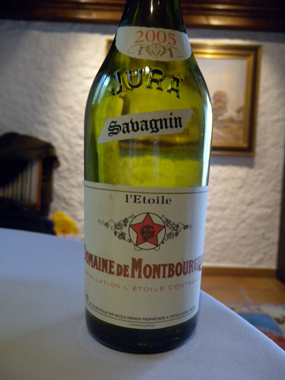L'Etoile jaune 2005 du Domaine de Montbourgeau