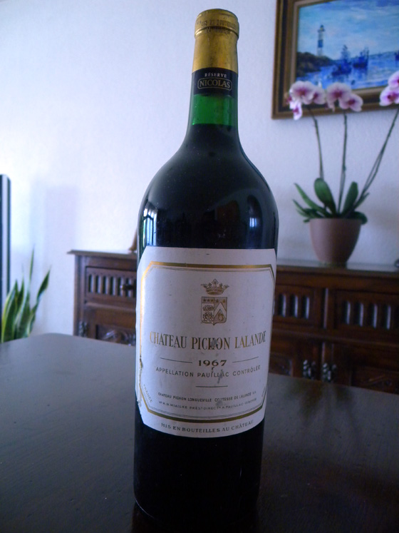 Magnum Château Pichon Lalande 1967