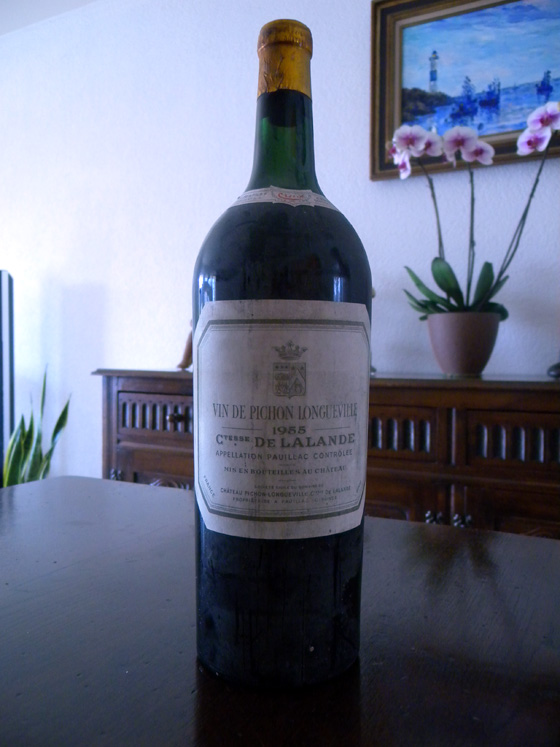 Magnum Château Pichon Longueville de la Comtesse de Lalande 1955