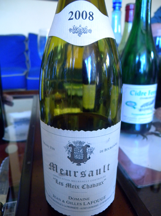 Meursault Les Meix Chabaux 2008 de Lafouge