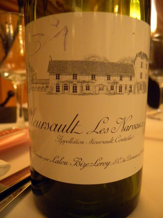 Meursault Les Narvaux 1999 du Domaine d'Auvenay