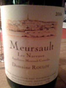 Meursault Les Narvaux 2006 du Domaine Roulot