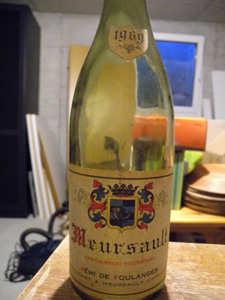 Meursault blanc 1969 de Rémi de Foulanges