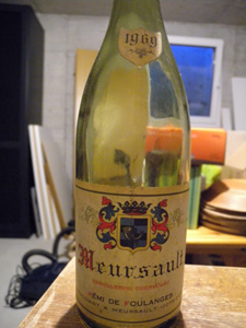 Meursault blanc 1969 de Rémi de Foulanges