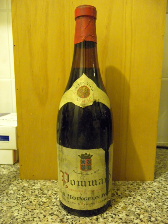 Pommard 1955 de Moingeon