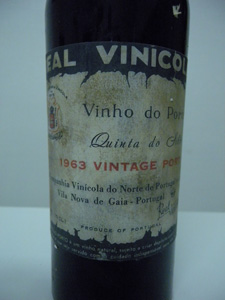 Porto Real Vinicola Quinta de Gibio 1963 étiquette