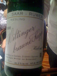 Riesling Kabinett 5 1998 d' Egon Müller