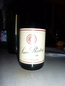 Riesling Saar 2006 de Van Volxen