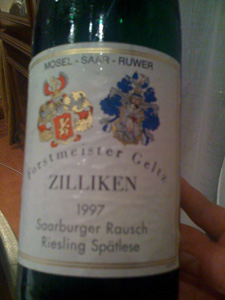 Riesling Spätlese 1997 de Zilliken