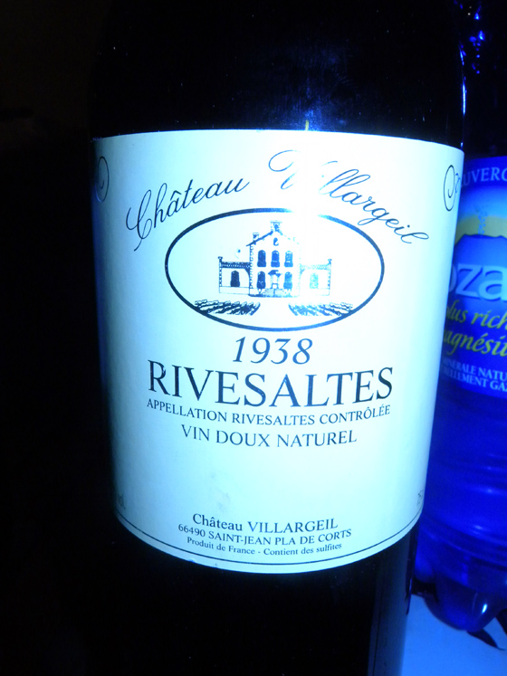 Rivesaltes 1938 du Château Villargeil