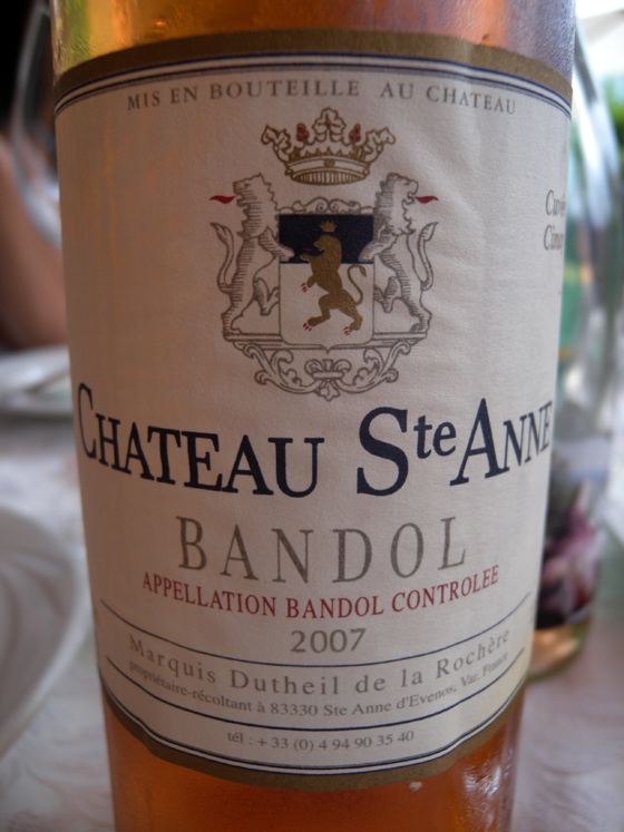 Rosé Cuvée Cimay 2007 du Château Saint-Anne 2007