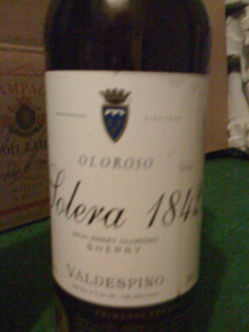 Solera Olorosa 1842 de Valdespino