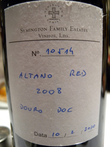 Symington Family Estates Altano red 2008