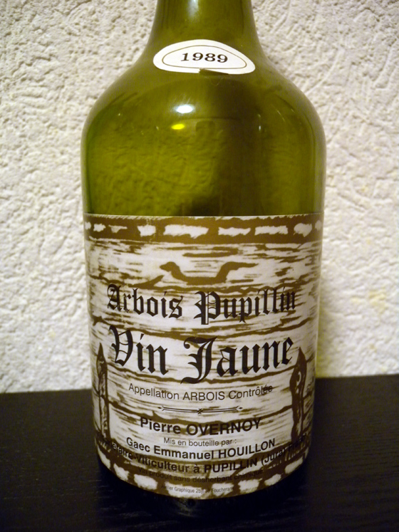 Vin Jaune Arbois Pupillin 1989 de Pierre Overnoy