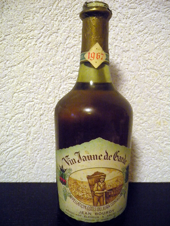 Vin jaune 1967 de Jean Bourdy