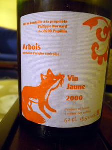 Vin jaune 2000 de Philippe Bornard