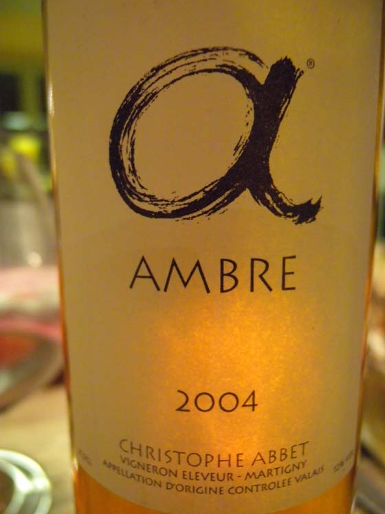 ambre 2004 de Christophe Abbet