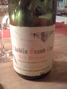 chablis grand cru Les Preuses 2006 de Dauvissat