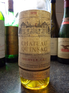 château Quinsac 1959