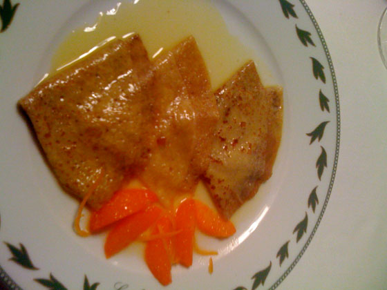 crêpes suzette