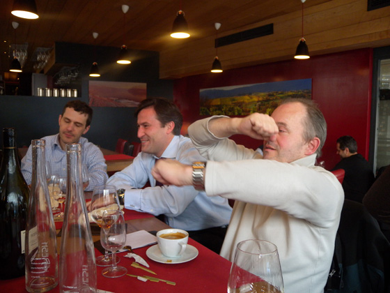 exercice de fin de repas tenté par Patrick