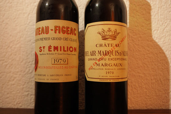 figeac 1979 et Bel Air 1970