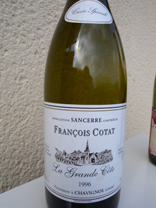 grande Côte cuvée spéciale 1996 de François Cotat