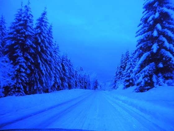 la route blanche