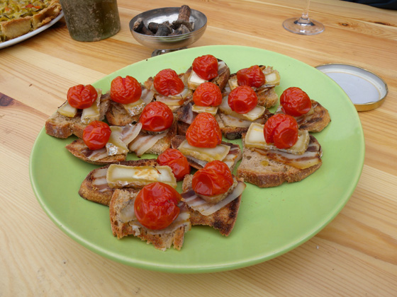 lard et tomates