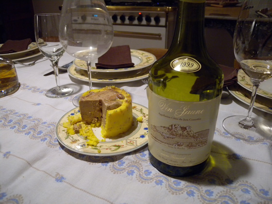 le foie gras et le vin jaune