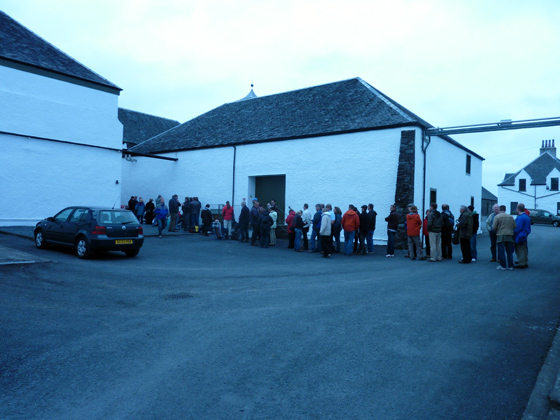 queue à Ardbeg