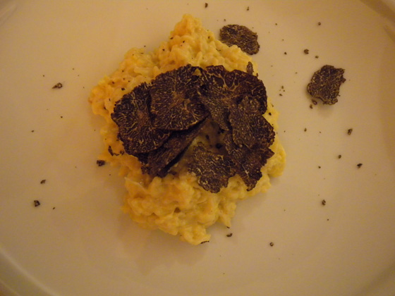 risotto à la truffe noire