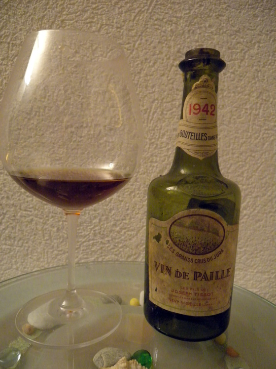 vin de paille 1942 des fils de Joseph Tissot